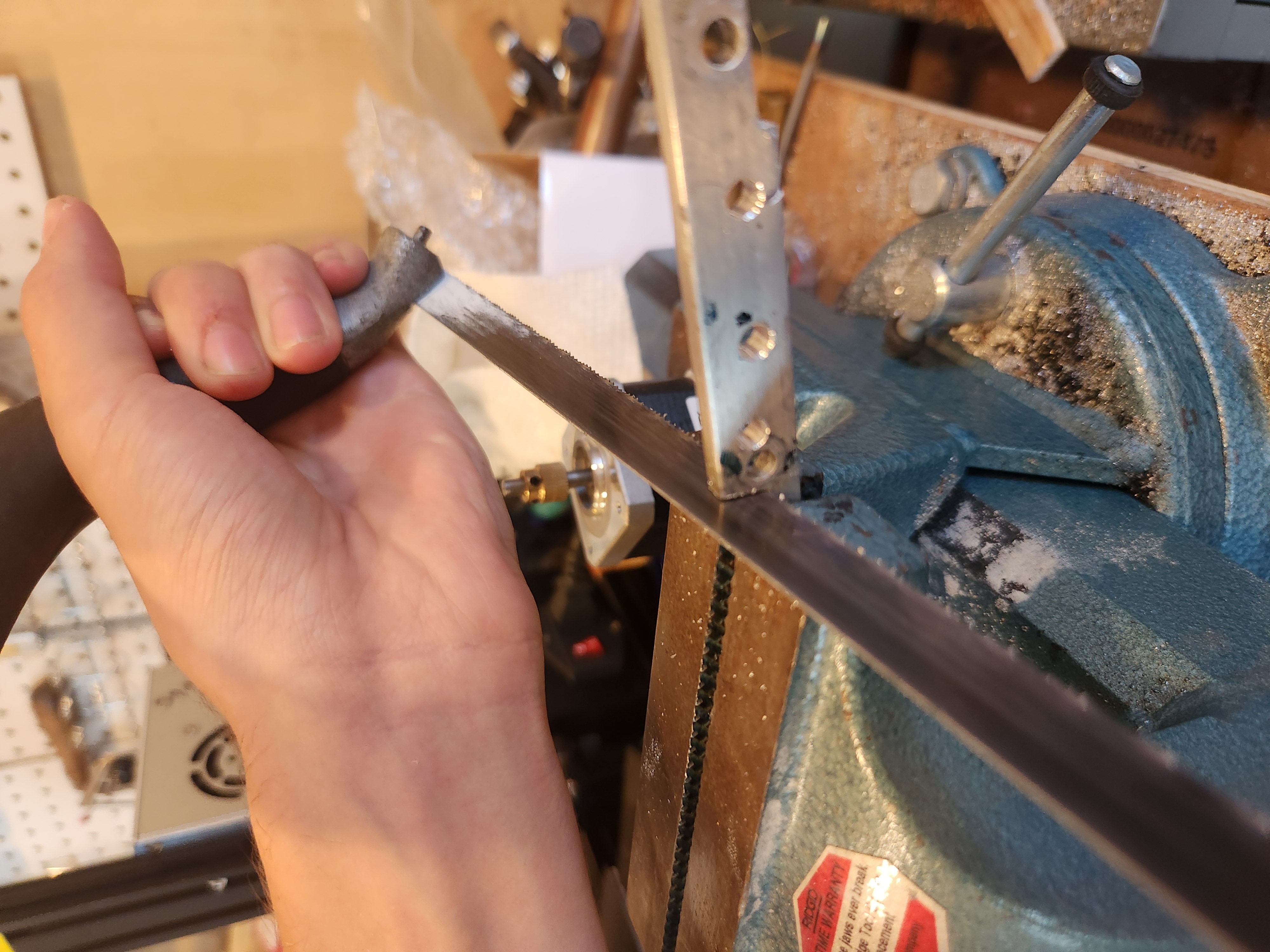 Cutting bearing seats and drilling main hole